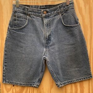 Boy's Blue Denim Shorts, Size 30 Husky